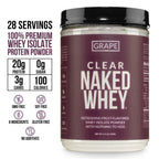Grape Whey Protein Isolate | Clear Naked Whey
