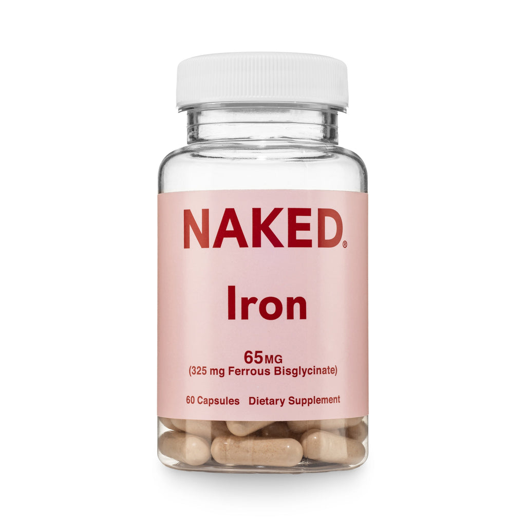 Daily Iron Supplement | Naked Iron - 60 Capsules