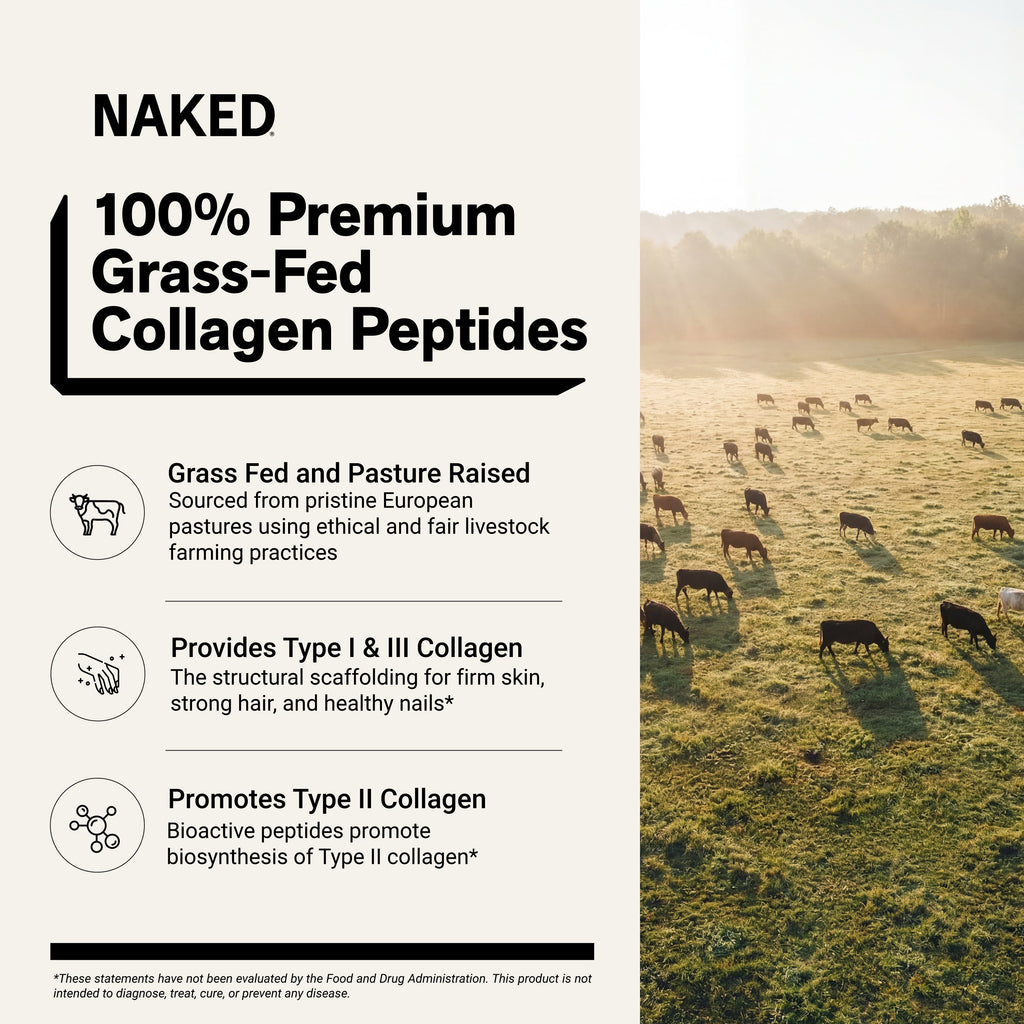 Collagen Peptides Packets | 20 Naked Collagen Packets