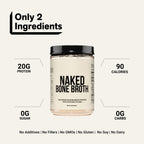 Bone Broth Protein Powder | Naked Bone Broth - 1LB
