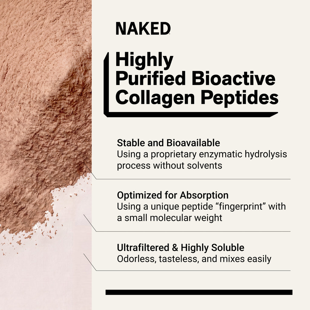 Chocolate Collagen Peptides Powder | Naked Collagen - 1.3 LB