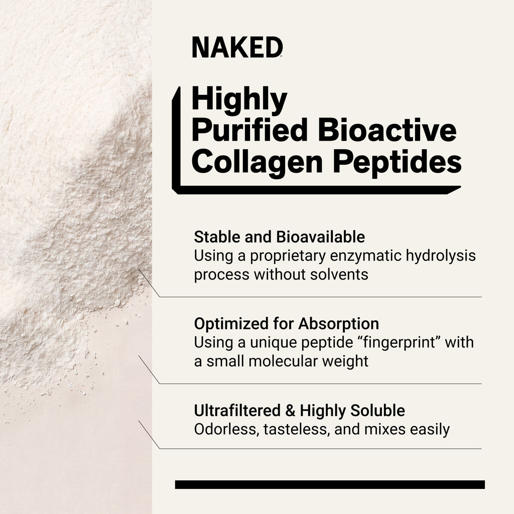 Vanilla Collagen Peptides Powder | Naked Collagen - 1.2 LB