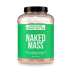 Chocolate Peanut Butter Vegan Mass Gainer Supplement | Naked Vegan Mass - 8LB