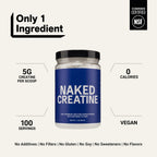 Creatine Monohydrate Powder | Naked Creatine - 1.1LB