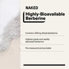 Daily Berberine Supplement | Naked Berberine - 60 Capsules