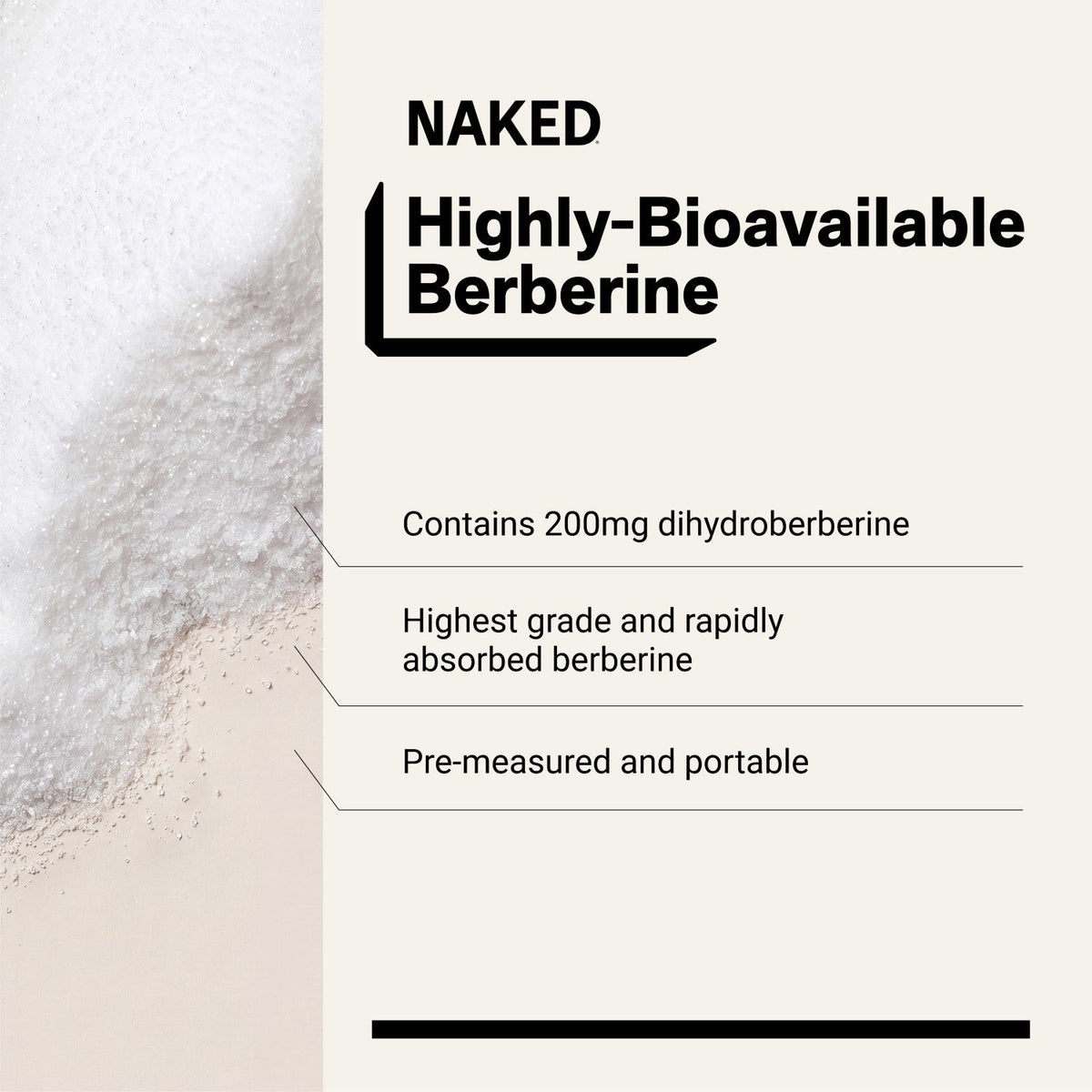 Daily Berberine Supplement | Naked Berberine - 60 Capsules