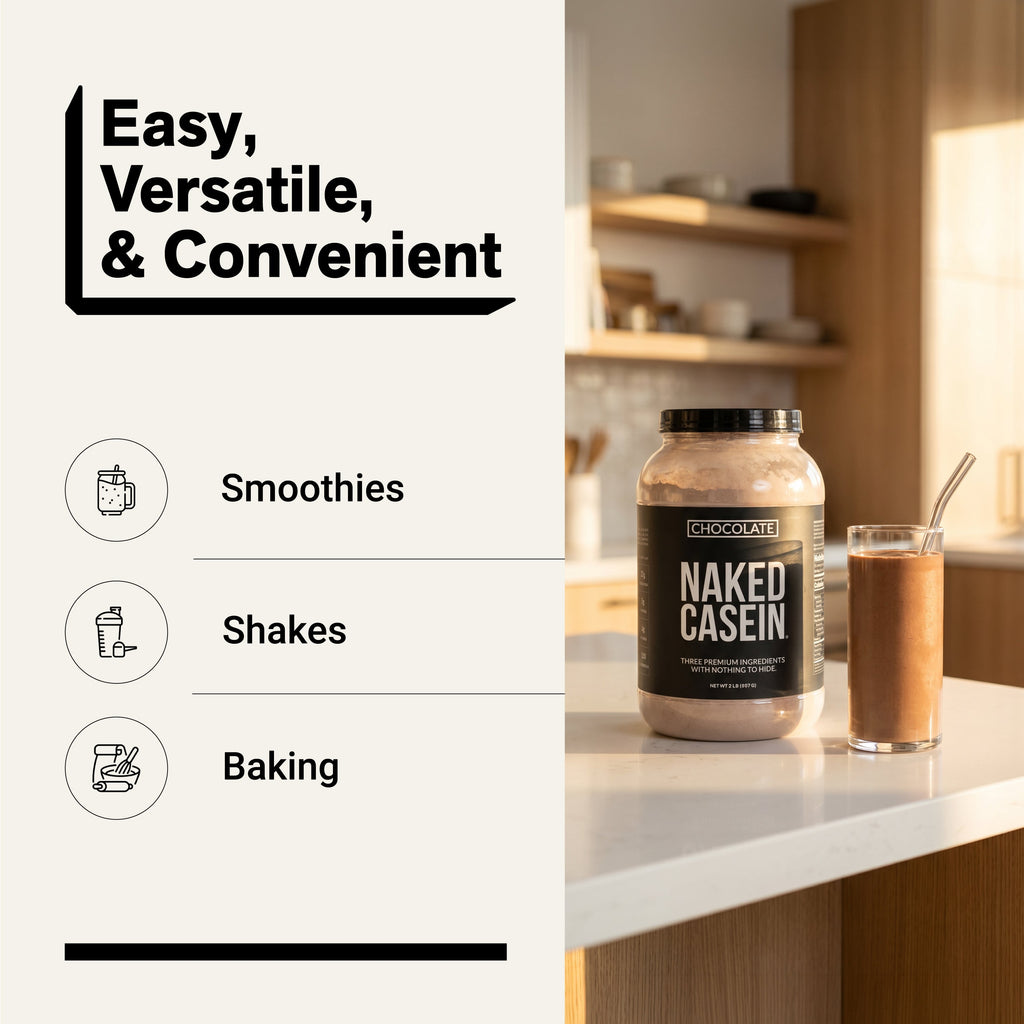 Chocolate Micellar Casein Protein Powder Supplement