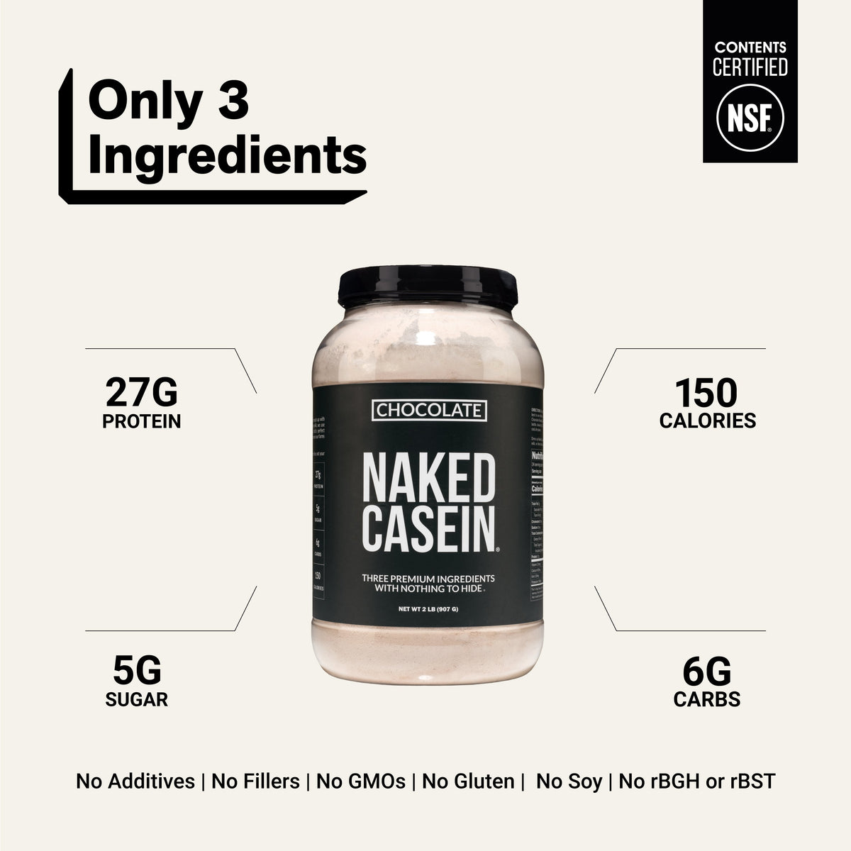 Chocolate Micellar Casein Protein Powder Supplement