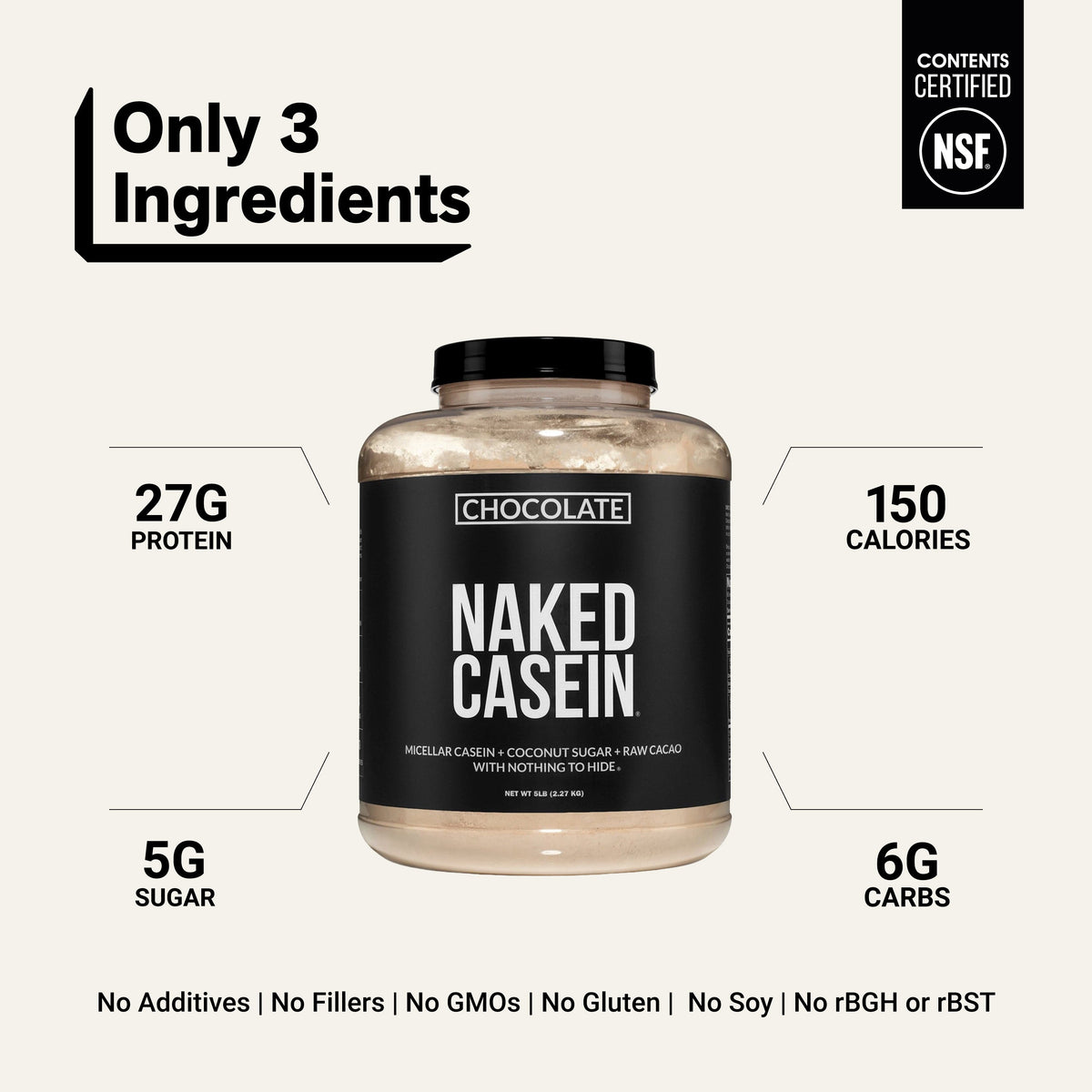 Chocolate Micellar Casein Protein Powder Supplement