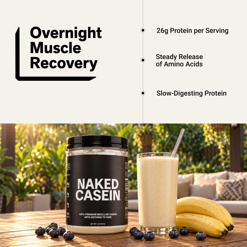 Micellar Casein Protein Powder Supplement