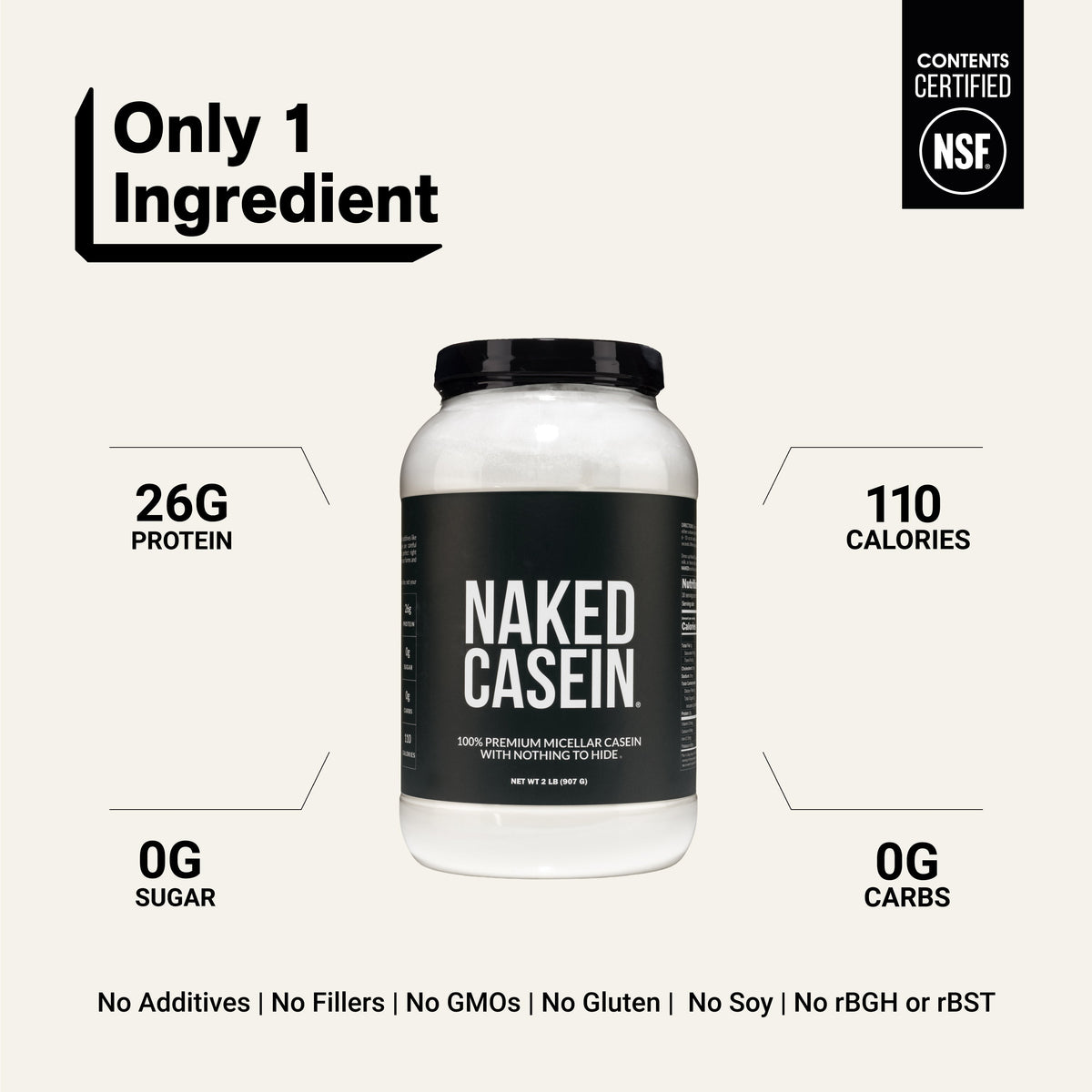 Micellar Casein Protein Powder Supplement