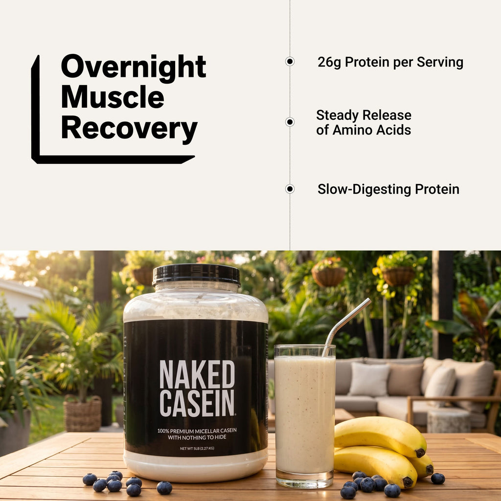 Micellar Casein Protein Powder Supplement