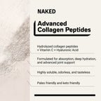 Vanilla Collagen Peptides with Hyaluronic Acid | Naked Collagen Advanced - 1.3 LB