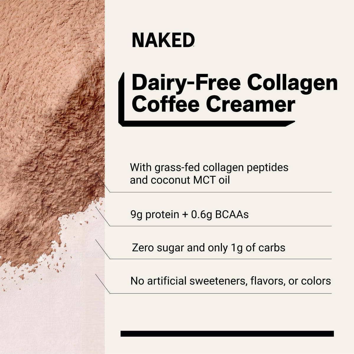 Mocha Coffee Creamer | Naked Collagen Creamer