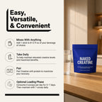 Creatine Travel Packets | Naked Creatine - 30 Servings