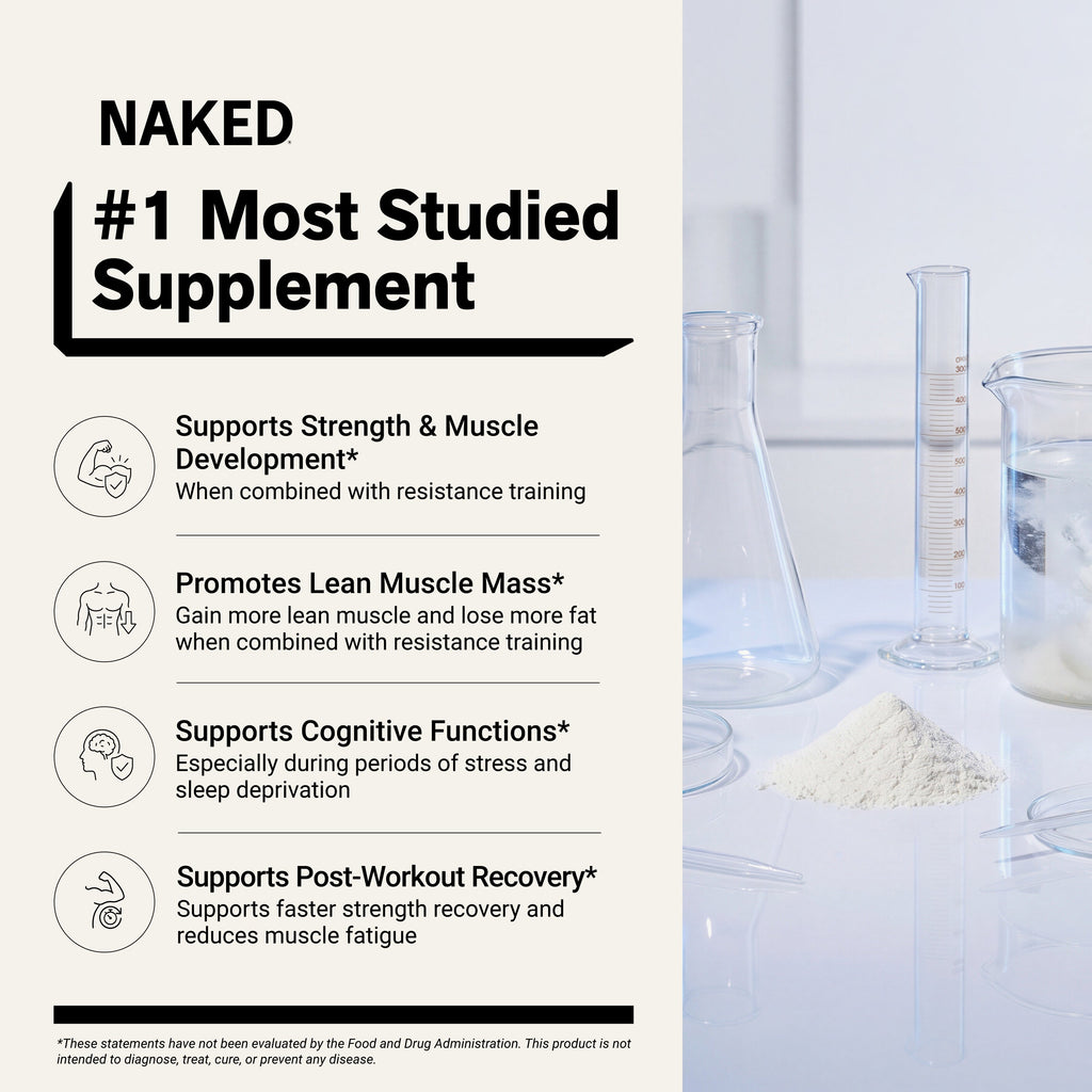 Creatine Travel Packets | Naked Creatine - 30 Servings