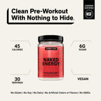 Cherry Lime Pre Workout Supplement | Naked Energy - 30 Servings
