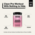 Strawberry Lemonade Pre Workout Supplement | Naked Energy - 30 Servings