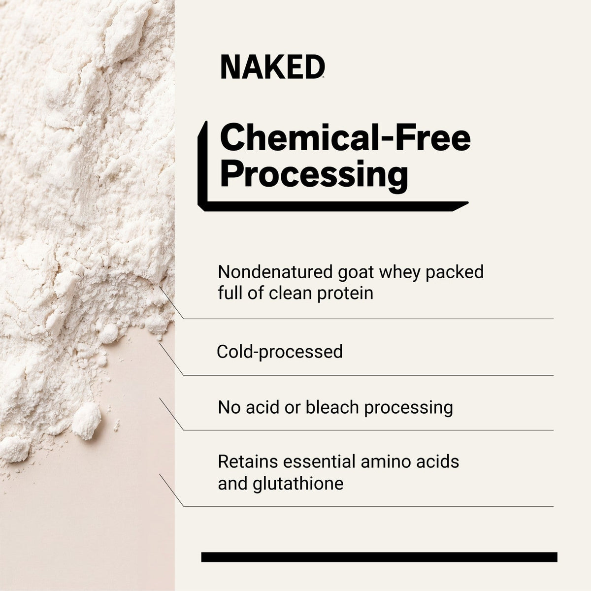 Goat Whey Protein Powder | Naked Goat - 2lb