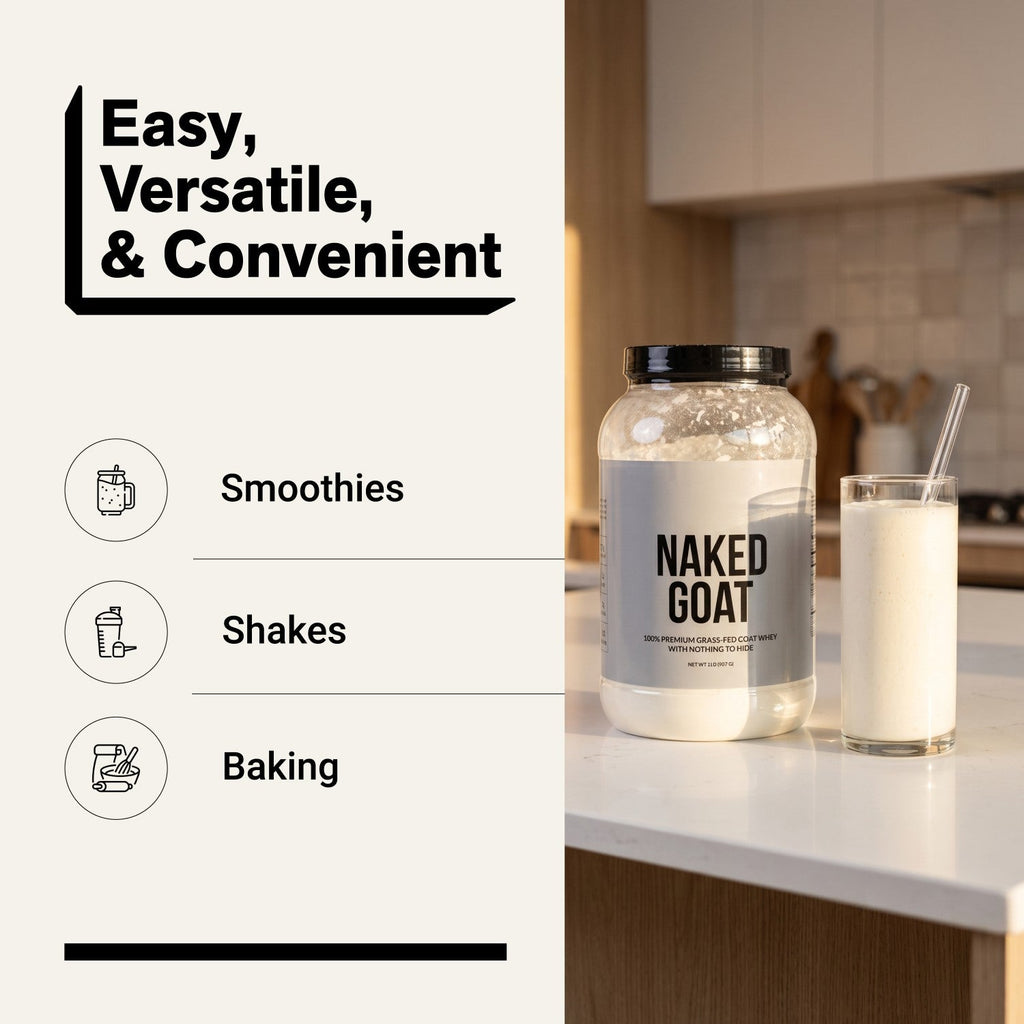 Goat Whey Protein Powder | Naked Goat - 2lb