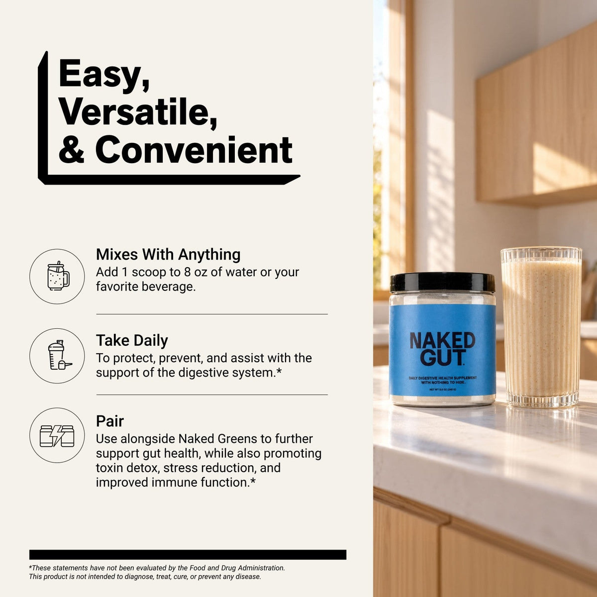 Gut Health Supplement | Naked Gut - 40 Servings