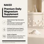 Daily Magnesium Supplement | Naked Magnesium - 120 Capsules
