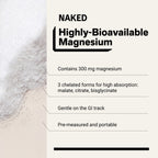 Daily Magnesium Supplement | Naked Magnesium - 120 Capsules