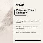 Marine Collagen Peptides Protein Powder | Naked Marine Collagen