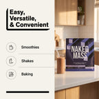 Chocolate Mass Gainer Protein Supplement | Naked Chocolate Mass - 12LB