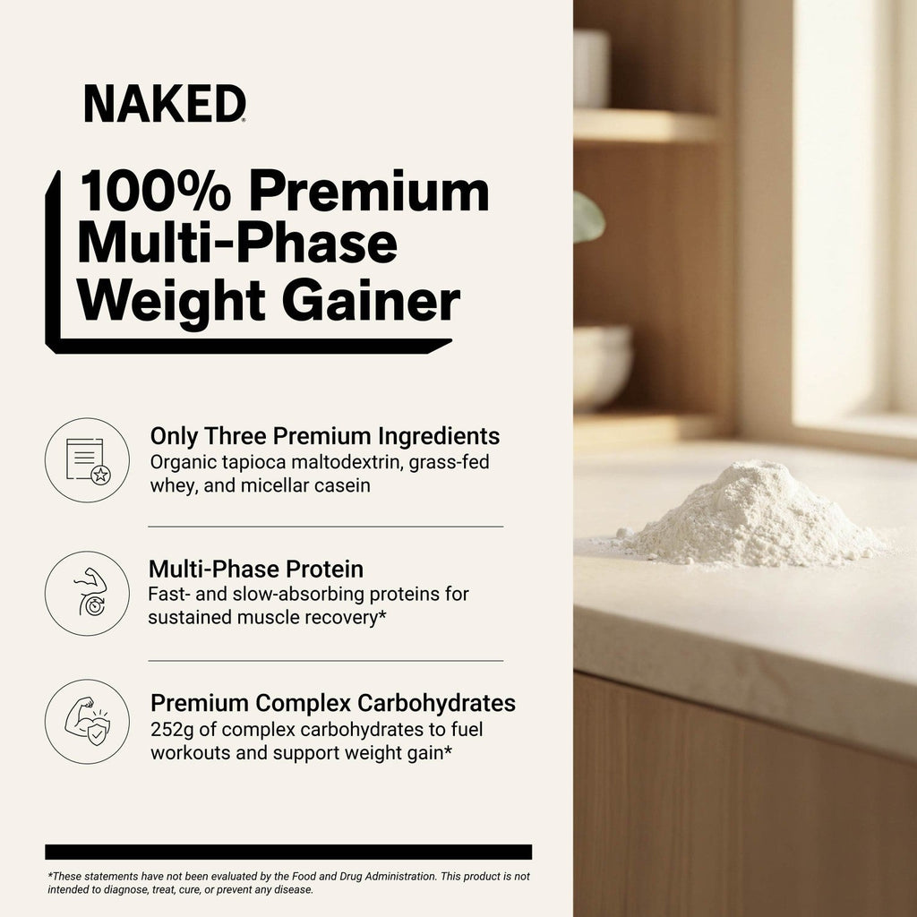 Weight Gainer Protein Powder | Naked Mass - 8LB