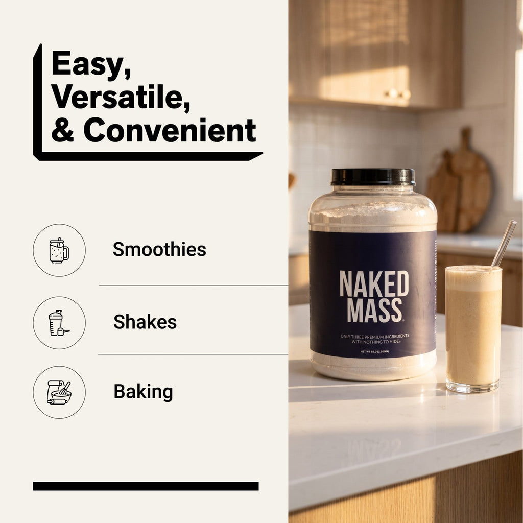 Weight Gainer Protein Powder | Naked Mass - 8LB