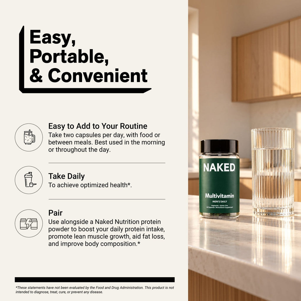 Multivitamin for Men | Naked Men's Multi - 60 Capsules