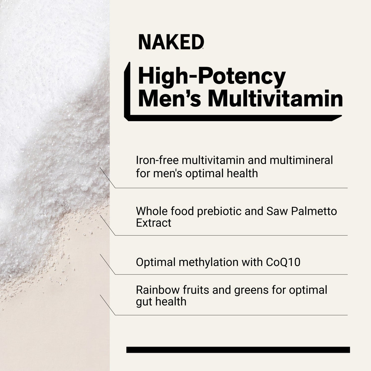 Multivitamin for Men | Naked Men's Multi - 60 Capsules