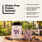 Blueberry Cobbler Protein Oats | Naked Oats