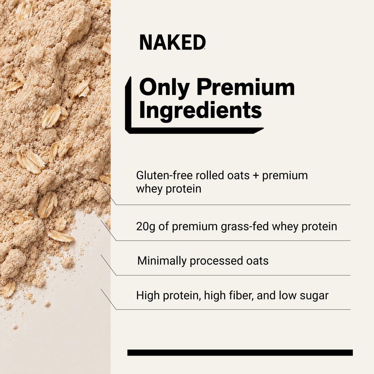 Green Apple Cinnamon Protein Oats | Naked Oats