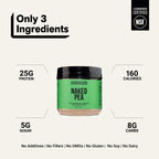 Chocolate Pea Protein Powder | Naked Chocolate Pea - 1LB
