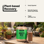 Chocolate Peanut Butter Pea Protein Powder | Naked Pea - 2LB