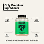 Chocolate Peanut Butter Pea Protein Powder | Naked Pea - 5LB