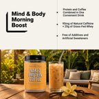 Vanilla Latte Protein Iced Coffee | Naked Protein Coffee - 17 Servings