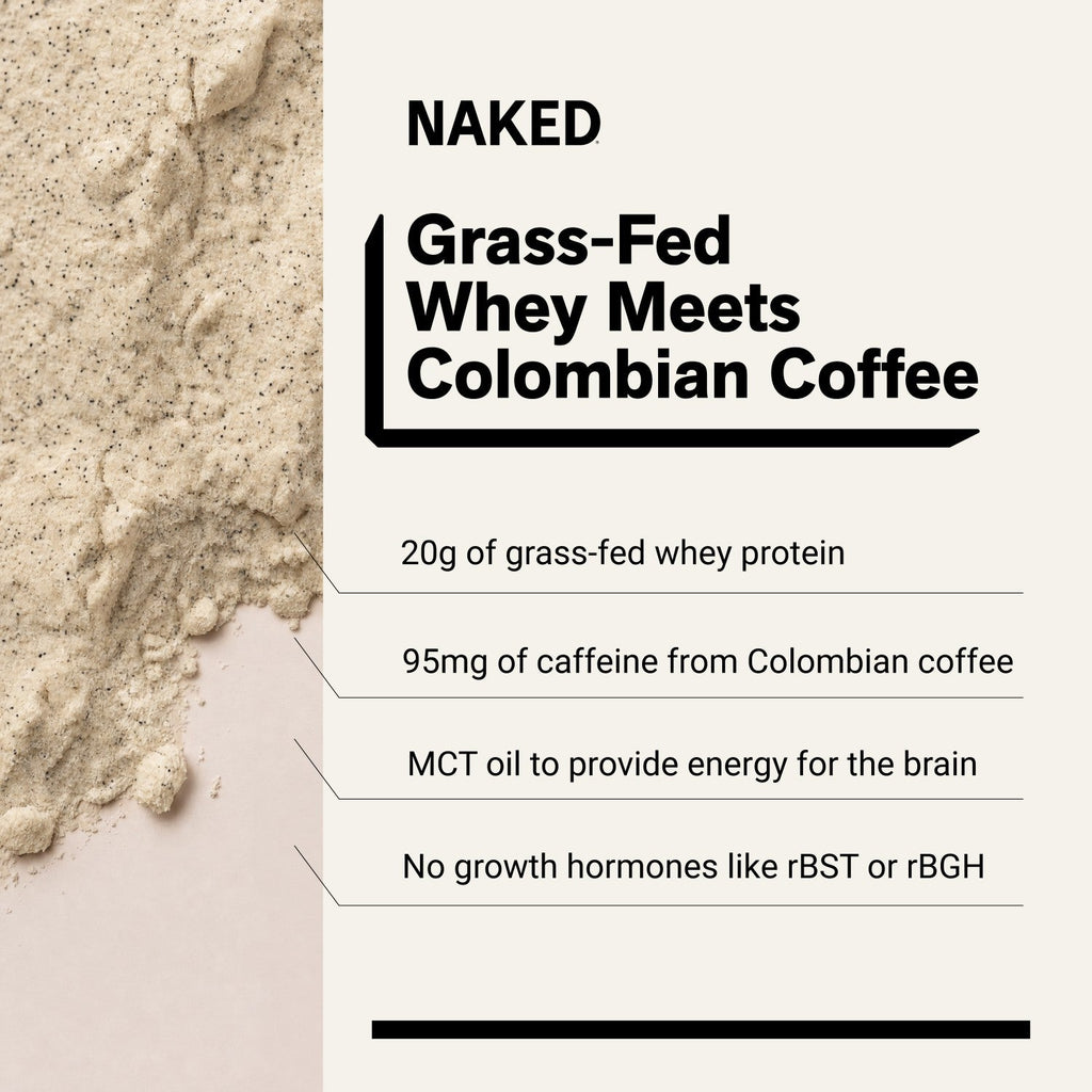 Vanilla Latte Protein Iced Coffee | Naked Protein Coffee - 17 Servings