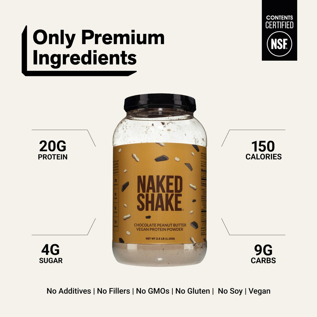 Chocolate PB Protein Shake | Naked Shake - 30 Servings
