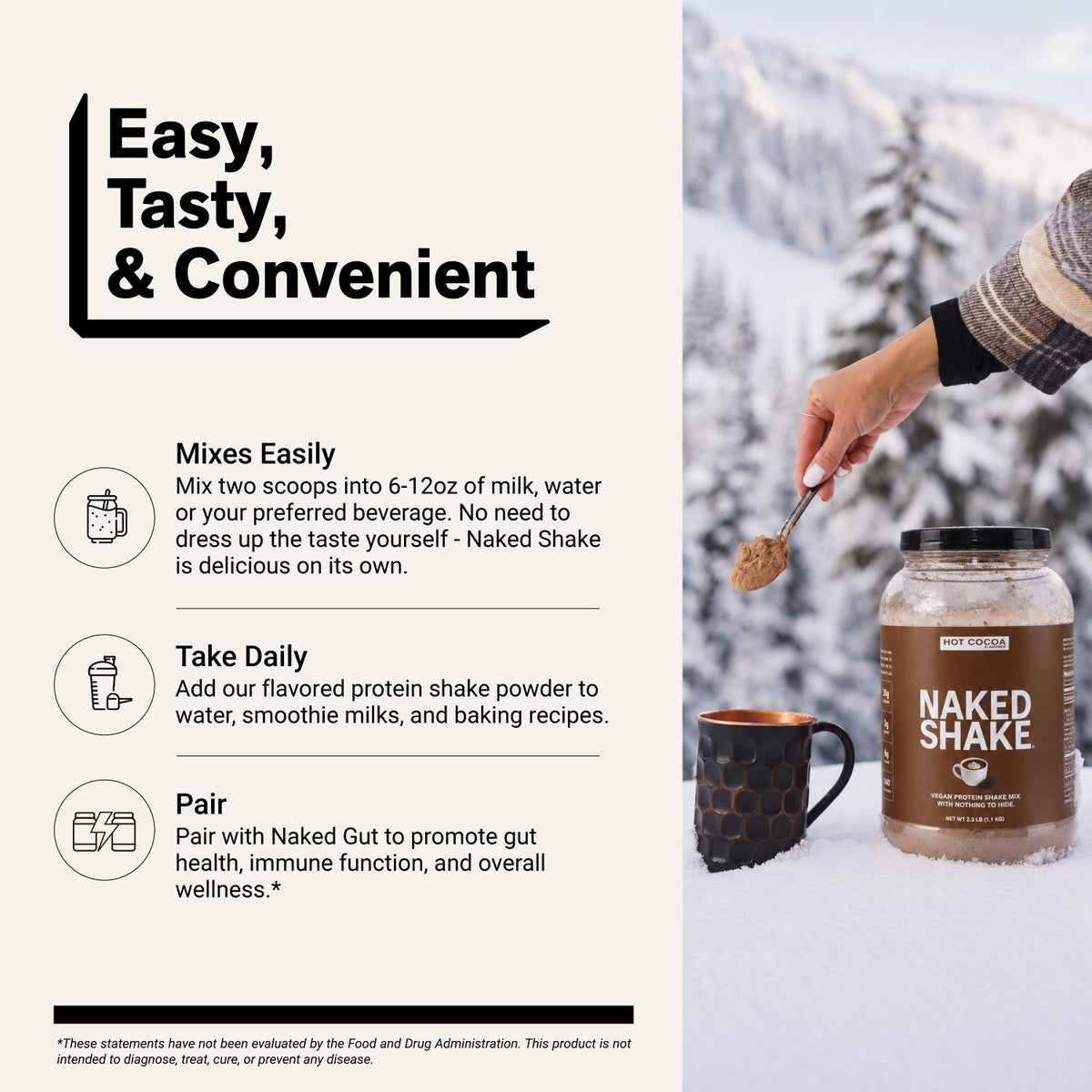 Hot Cocoa Protein Shake | Naked Shake - 30 Servings