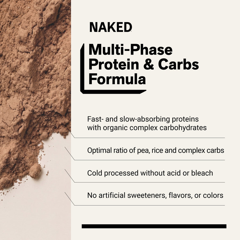 Chocolate Vegan Mass Gainer Protein Powder | No Additives