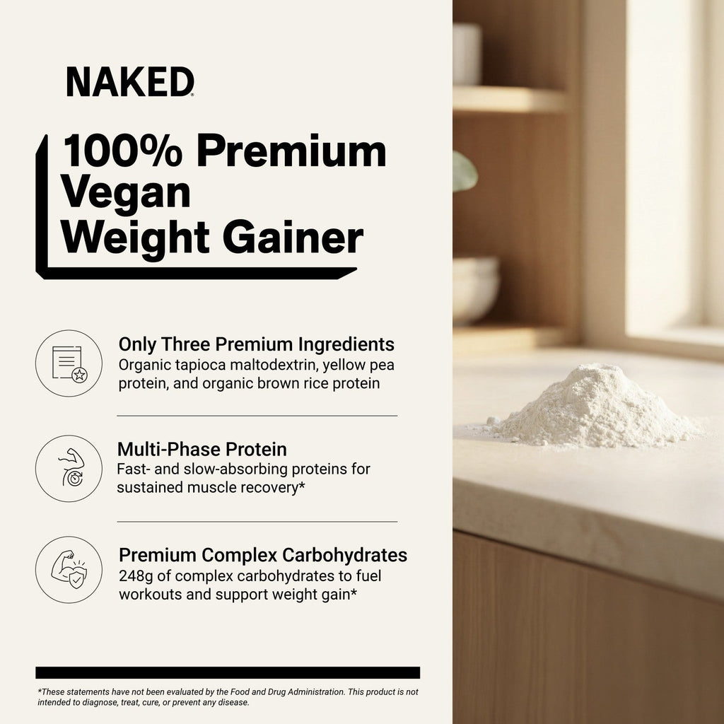 Vegan Mass Gainer Protein Powder for Muscle Growth