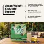 Vegan Mass Gainer Protein Powder for Muscle Growth