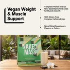 Vanilla Vegan Mass Gainer Protein Powder | No Additives