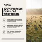 Chocolate Peanut Butter Grass-Fed Whey Isolate Protein Powder | Naked Whey Isolate - 2LB