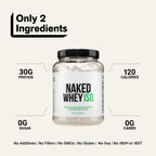 Grass Fed Whey Isolate Protein Powder | Naked Whey Isolate - 2LB