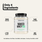 Vanilla Grass-Fed Whey Isolate Protein Powder | Naked Whey Isolate - 2LB