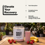 Strawberry Whey Protein Powder | Naked Strawberry Whey - 2LB
